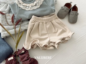 【予約/特典】valu bebe / golden ruffle shorts