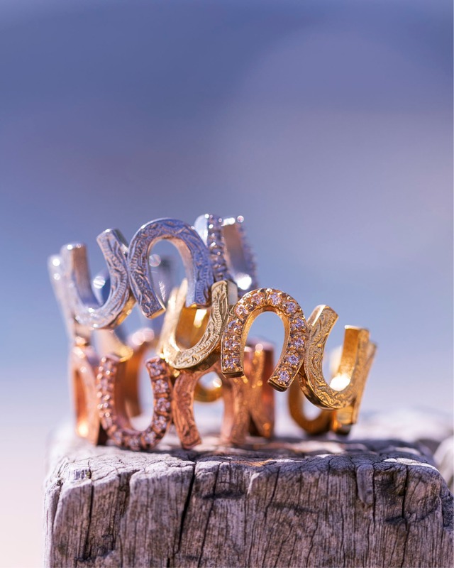 Eternal horseshoe ring
