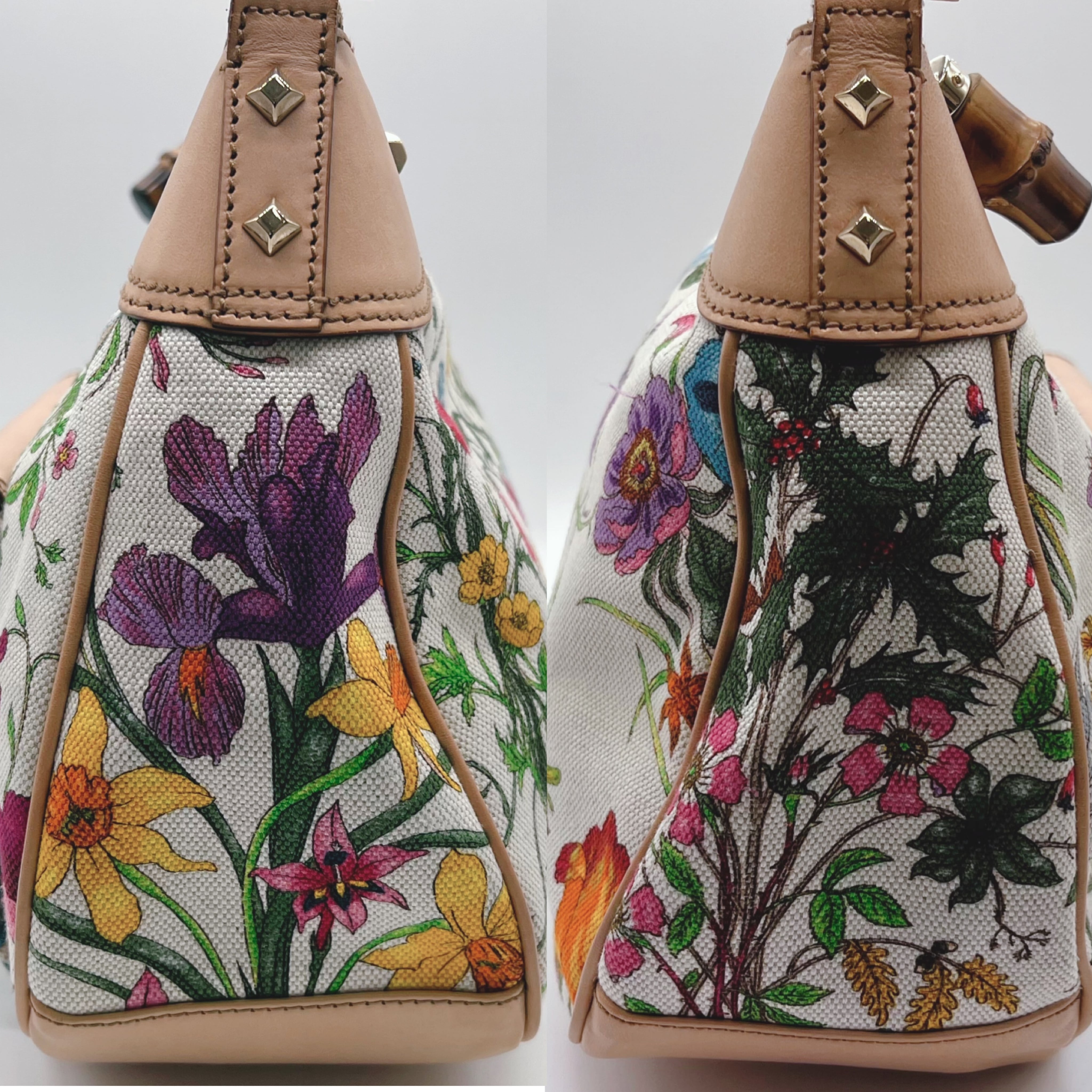 GUCCI】グッチ バンブー フローラ ハンドバッグ | Regalia.japan
