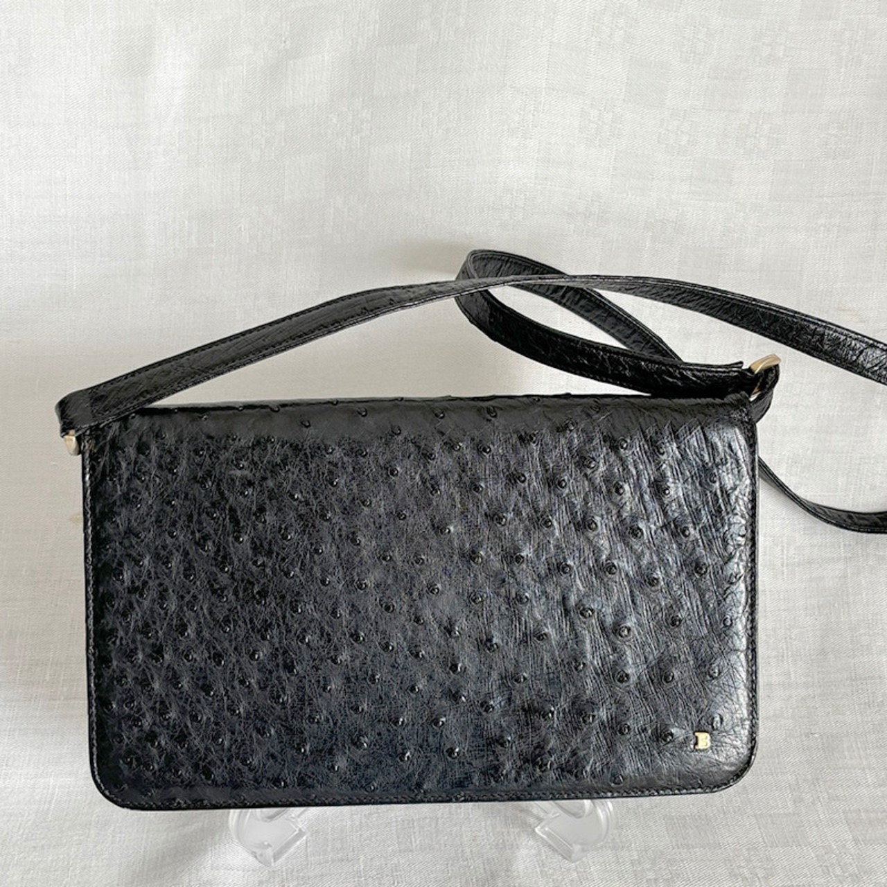 BALLY　ショルダーバッグ　オーストリッチ　ハンドバッグ　ヴィンテージ　17acd25