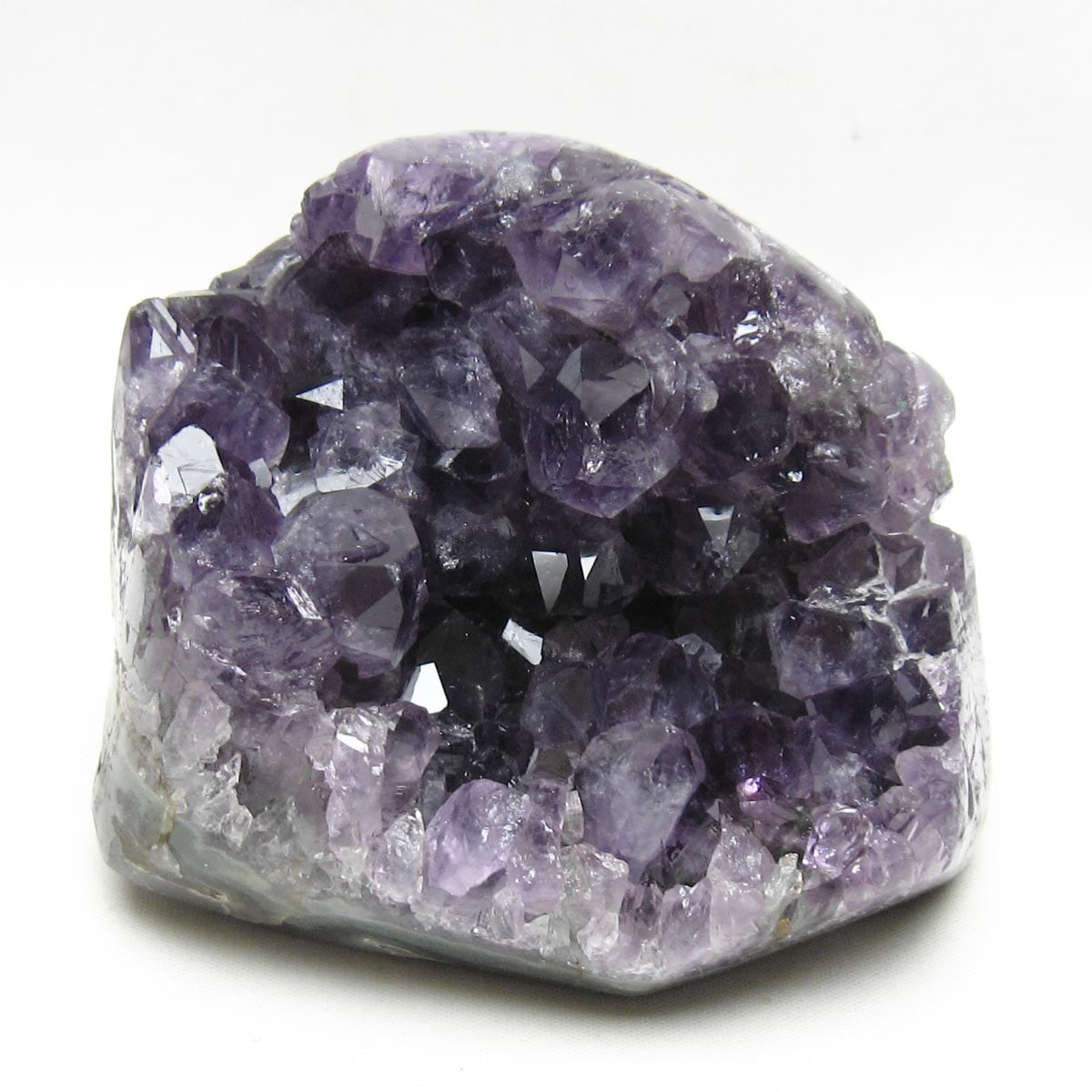アメジスト クラスター ウルグアイ産 アメジスト 原石 amethyst カルサイト付き 一点物 182-8993