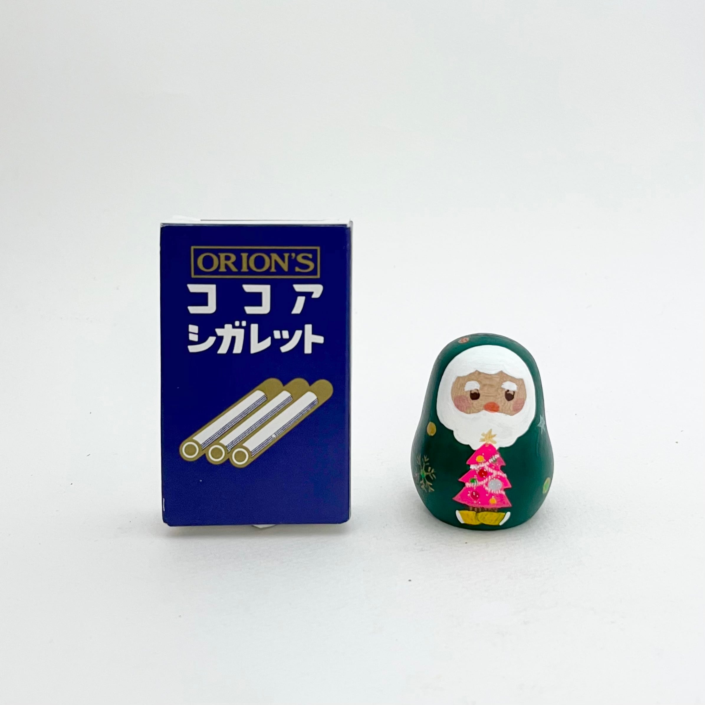 姫だるま（クリスマス/グリーンサンタ）笹原綾工人