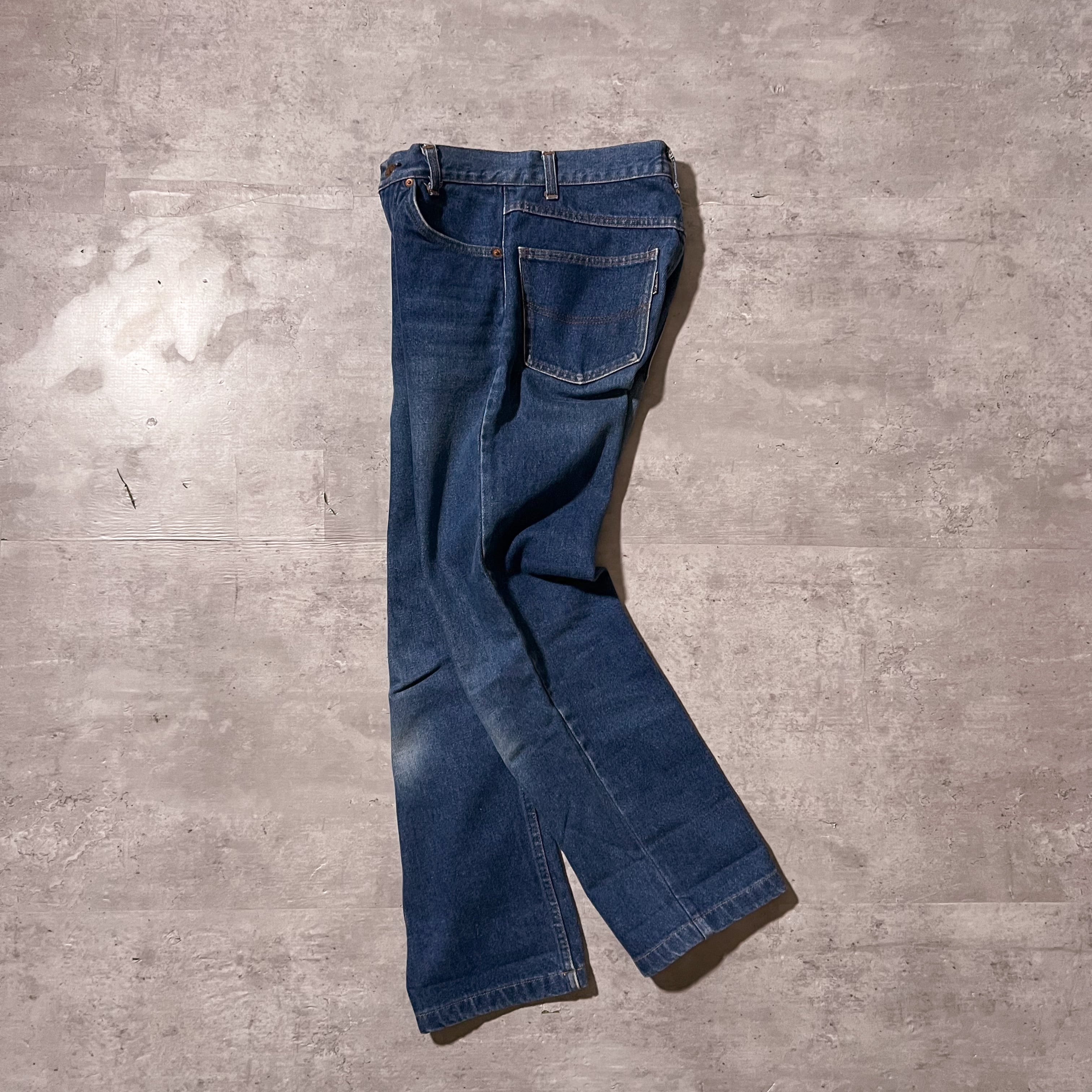 80s “Valentino” blue denim pants made in Itary 80年代