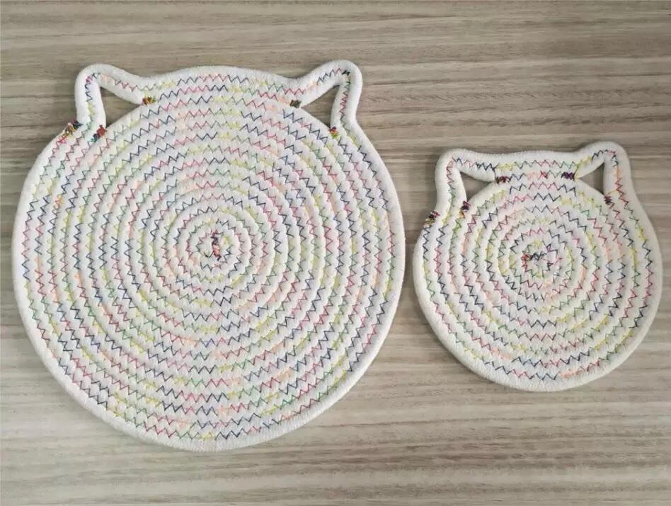 猫型プレイスマット　小さいサイズ
