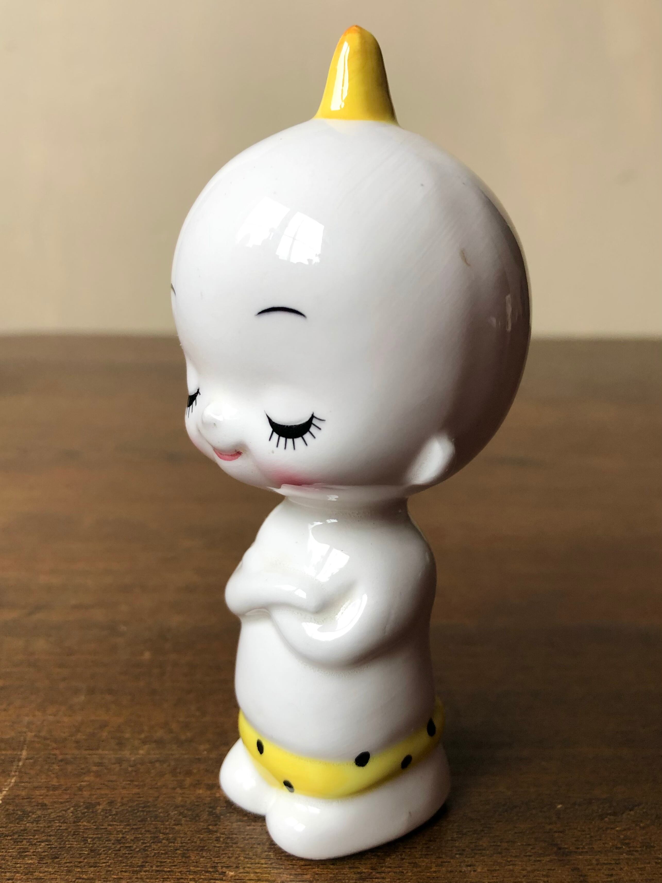 昭和レトロ 内藤ルネ RUNE 陶器製のマスコット 鬼の子 ファンシー雑貨 