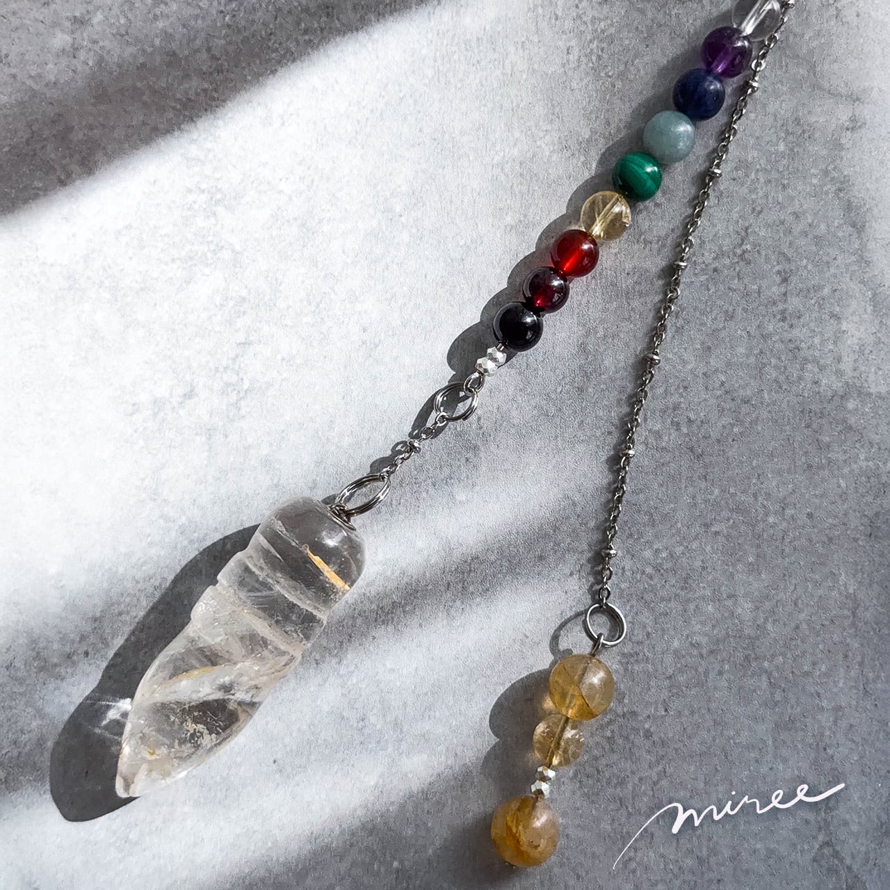 光の再生を呼び覚ますチャクラヒーリングペンデュラム【ゴールデンヒーラー】chakra pendulum_120