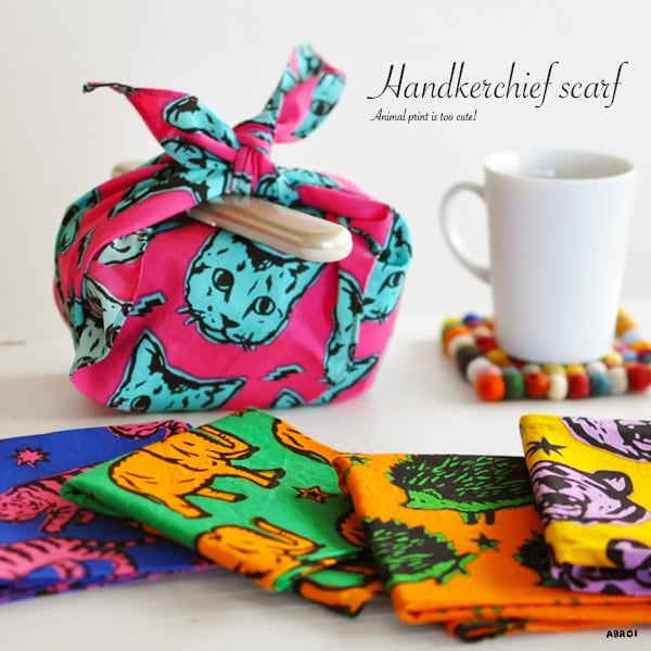 【 送料無料 メール便発送 】お弁当包み ハンカチーフ ハンカチ ホワイトデー お返し 学生 お弁当 ハンカチ お弁当袋 幼稚園 学校 大人 会社 おしゃれ ネコハンカチ  お家時間 公園ピクニック スカーフ にも キッチン用品 お弁当グッズ  人気プレゼントアイテム ヘアアレンジ ハンカチーフ キャラ弁当 映え ピクニック アニマルハンカチーフ アジアン雑貨
