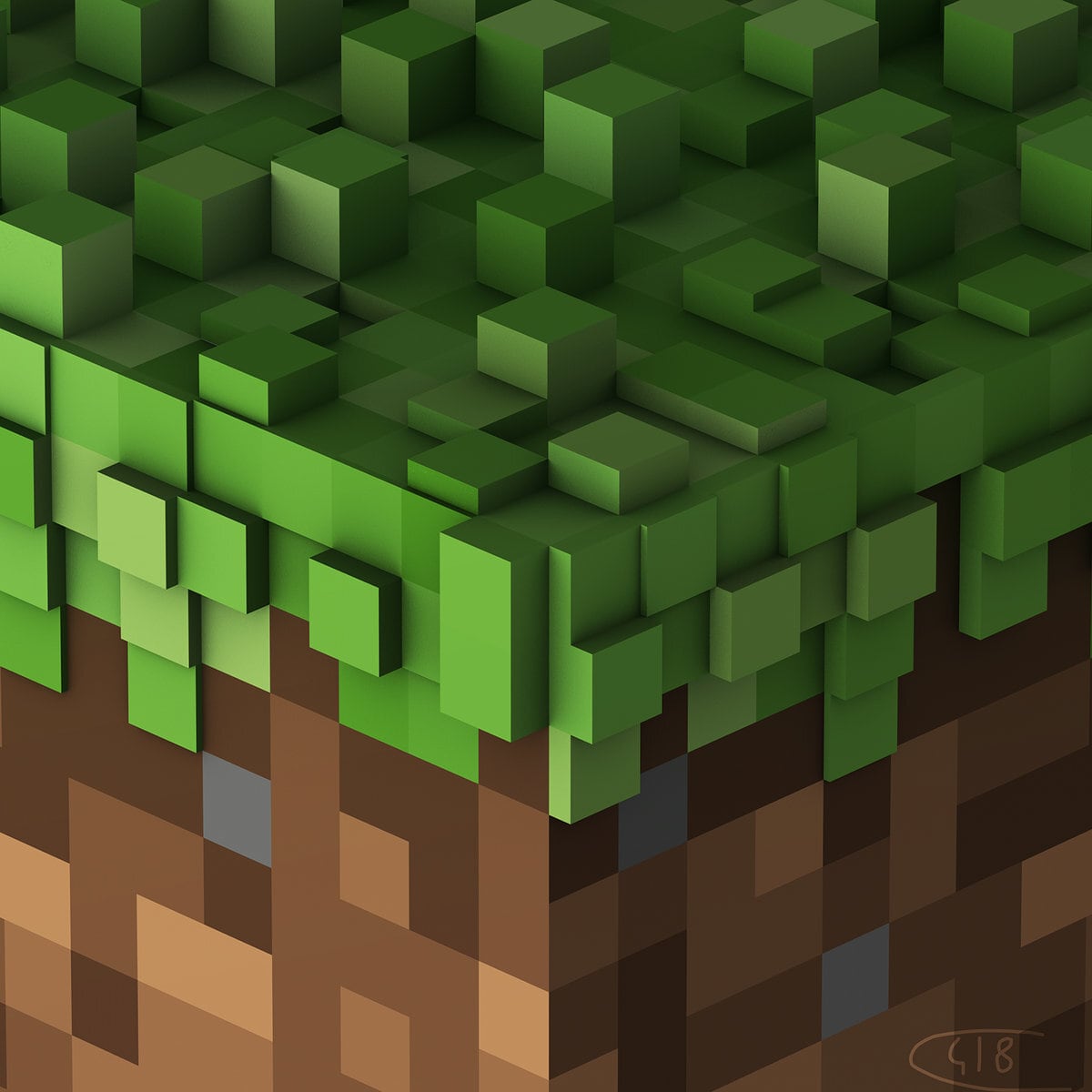 新品未開封 C418 マイクラ Volume Alpha 透明緑LP Amazon.com: Minecraft Volume Alpha (Transparent Green Vinyl) [LР