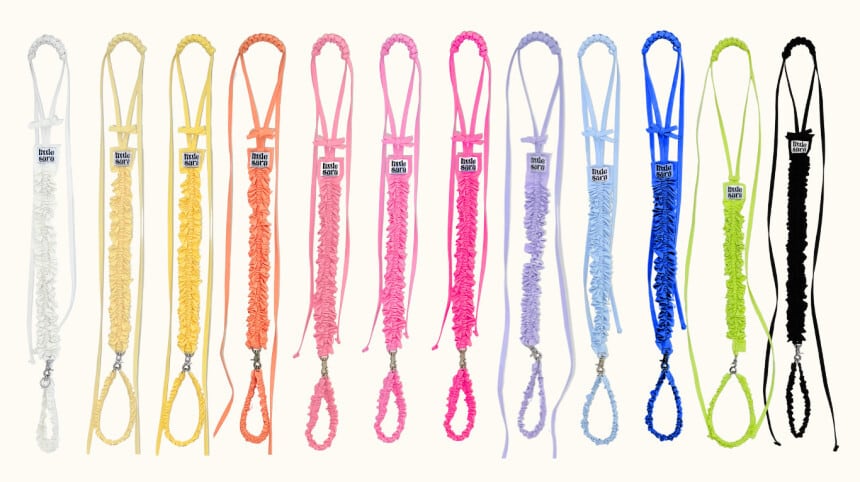 即納［littlesara］basic leash（単色）リード | ropet