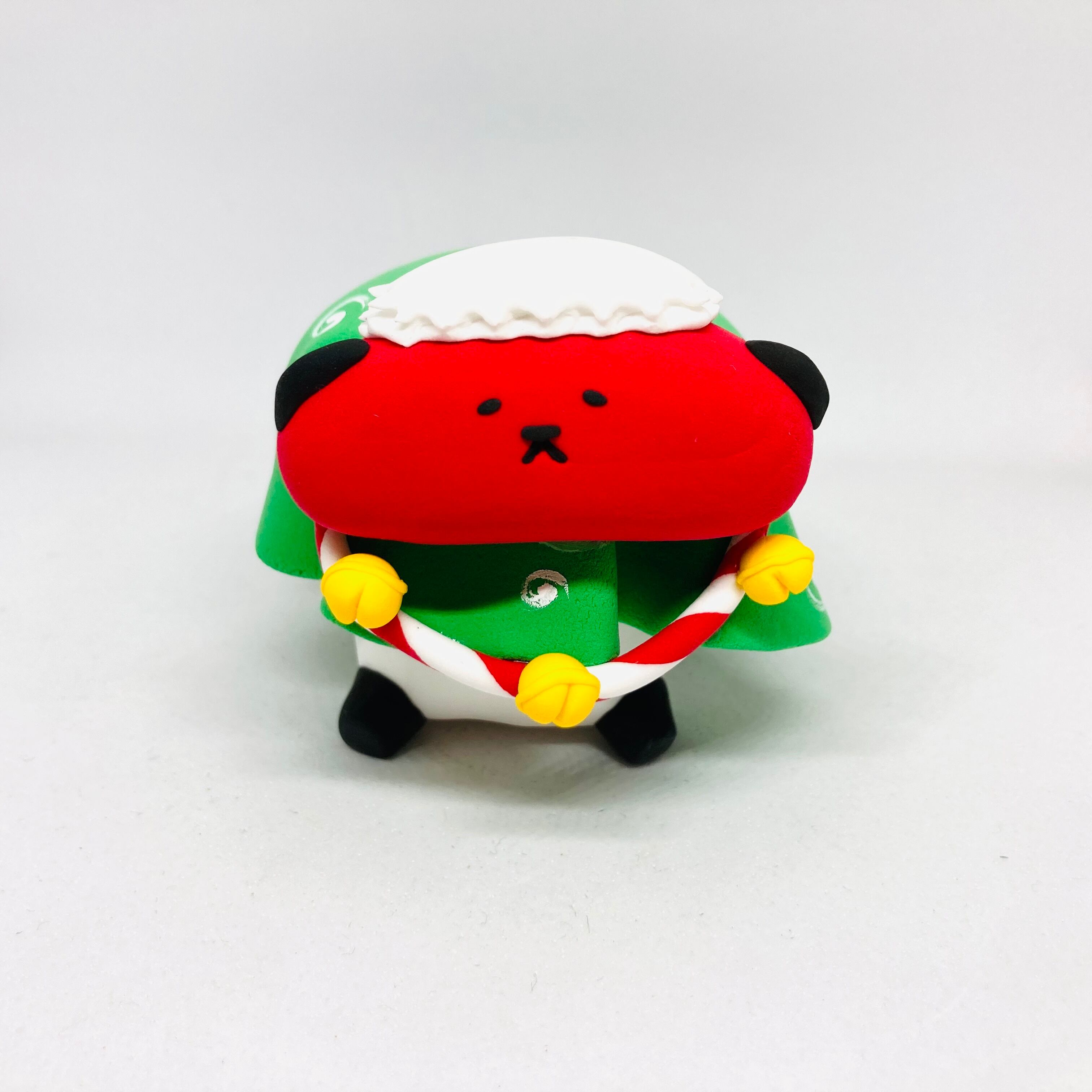 獅子舞パンダ / 紙粘土 / カトコト