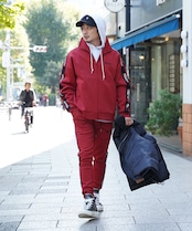 【#Re:room】LOGO SIDE LINE SKNNY TRACK PANTS［REP233］