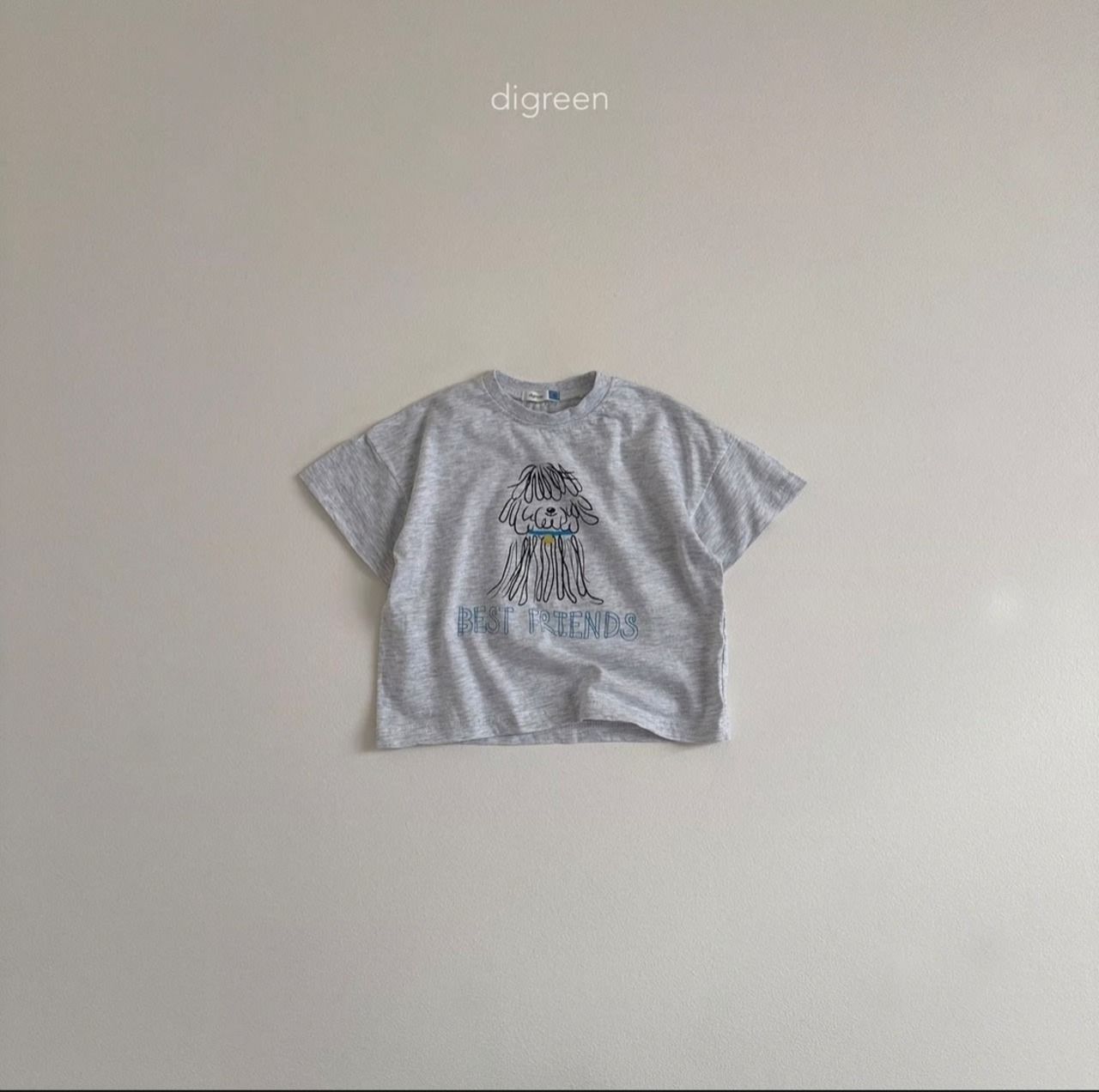 【Digreen ディグリーン】BEST FRIEND Tシャツ 85~120cm メランジ 240516 - 2