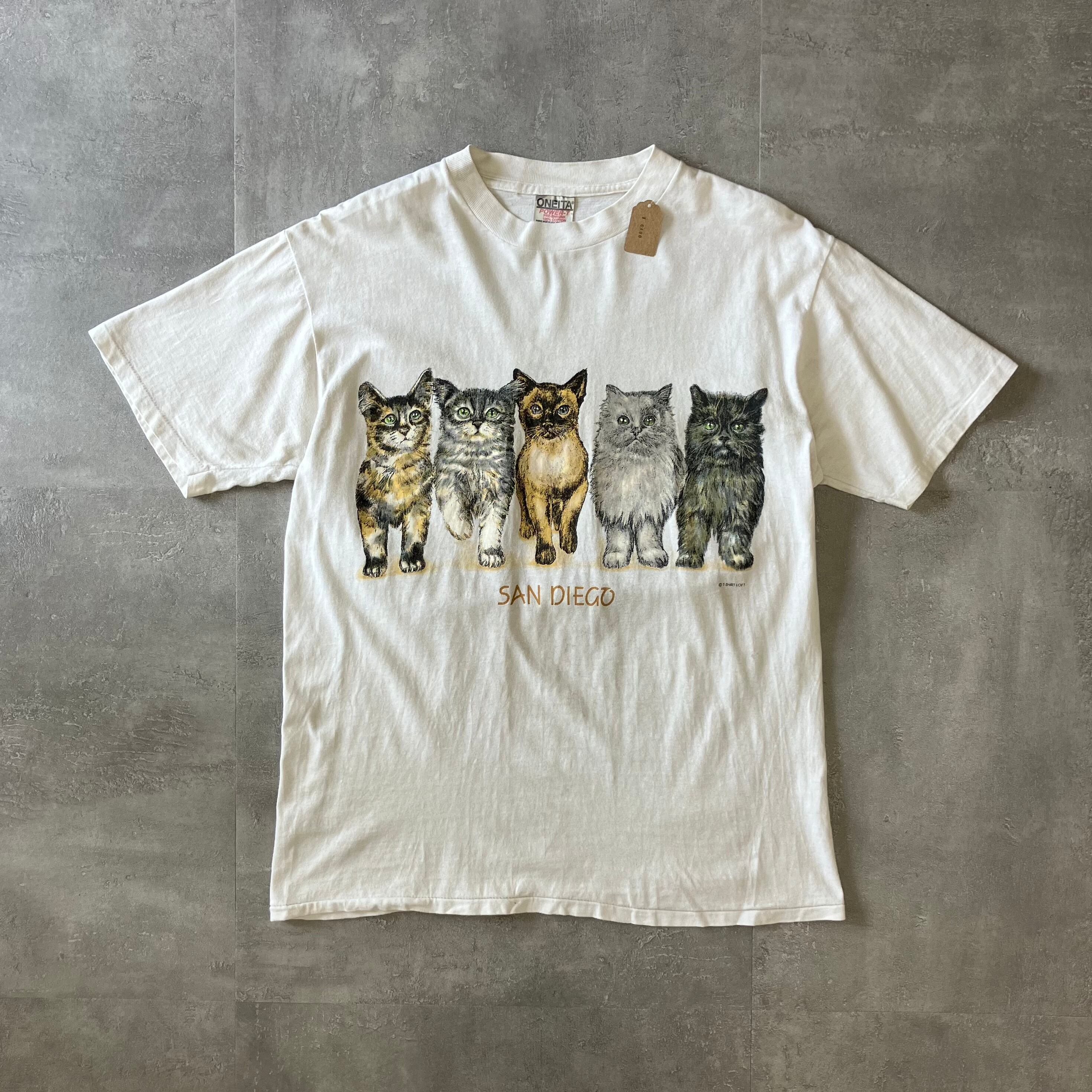 ONEITA 90s usa製 両面プリント L No.2328