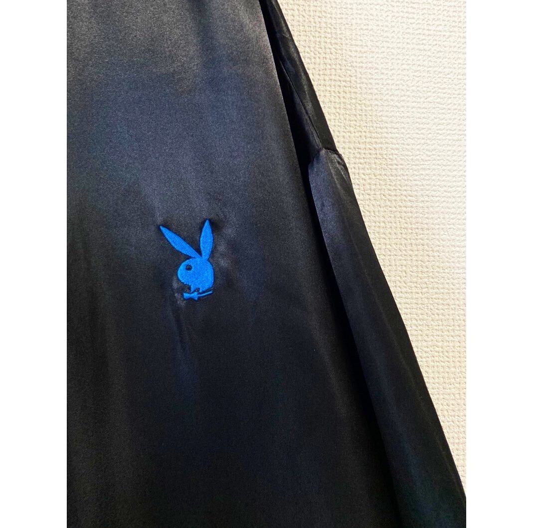 90s playboy satin logo long gown | protocol