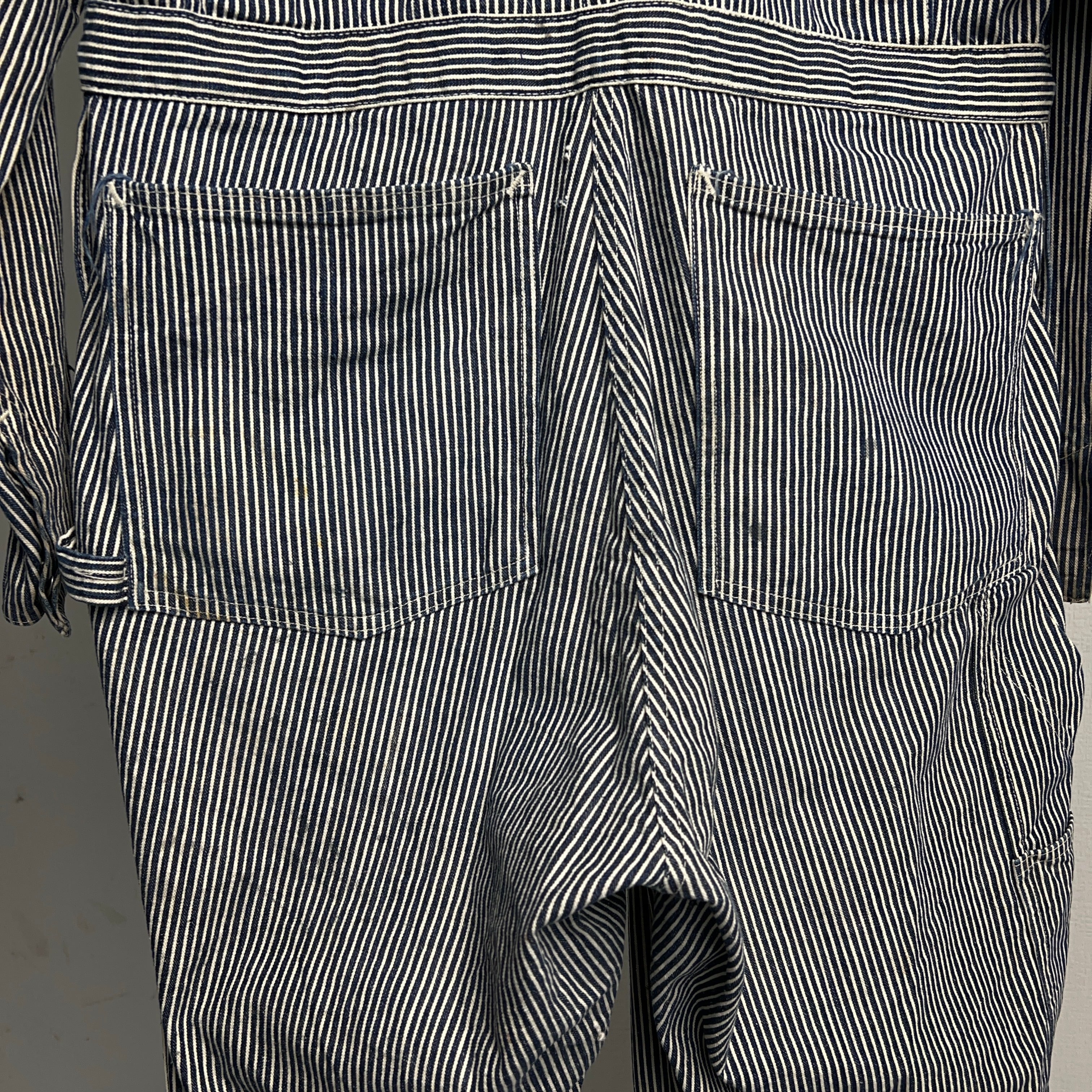 1940's HEADLIGHT Hickory Stripe Coveralls 40年代 ヘッドライト
