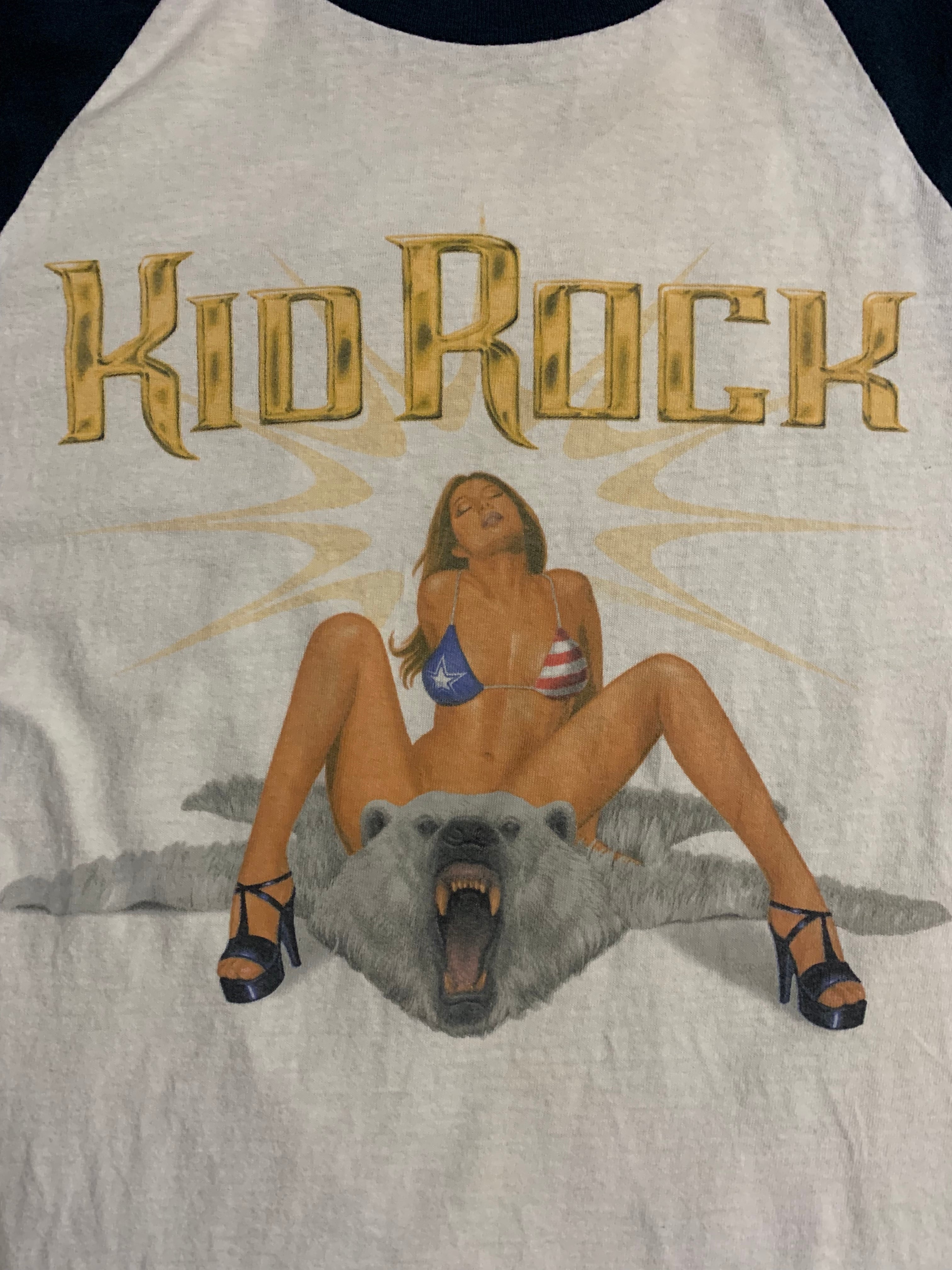 KID ROCK ラグランシャツ USA製 バンドTシャツ ヴィンテージ T KID ROCK ラグランシャツ USA製 バンドTシャツ ヴィンテージ T