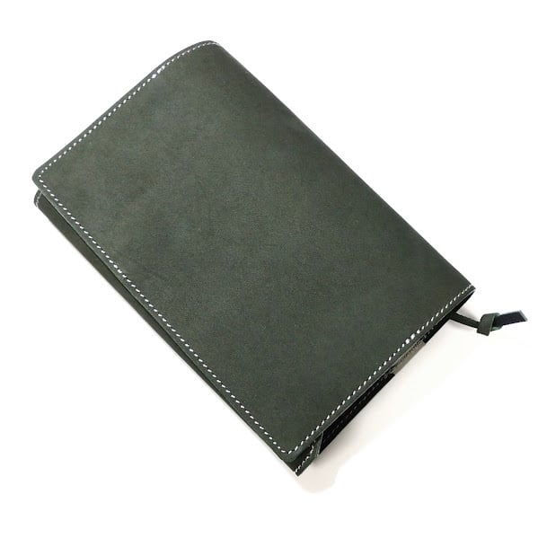 ブックカバー (モスグリーン) / Book Cover (Moss Green) | konset works