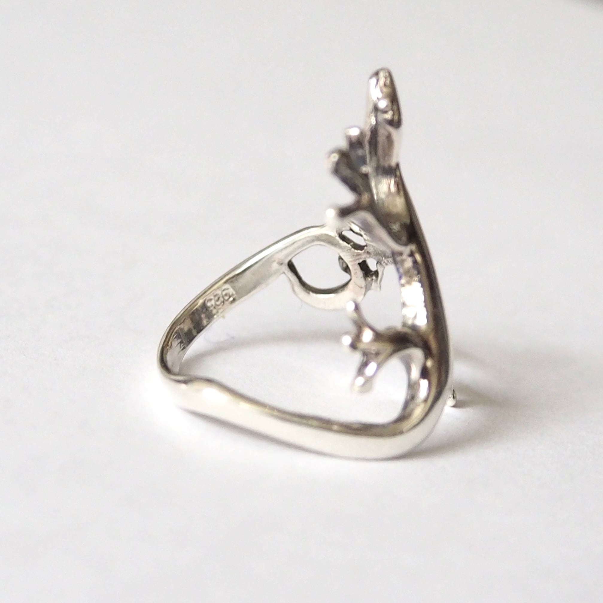 Gecko little guardian silver925 ring✴︎ ヤモリのリング Gecko little guardian silver925 ring✴︎ ヤモリのリング