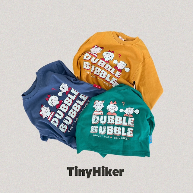 《予約5%OFF》Double Bubble Long Sleeve Tee・TinyHiker