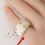 < hiruneknit > knit ring