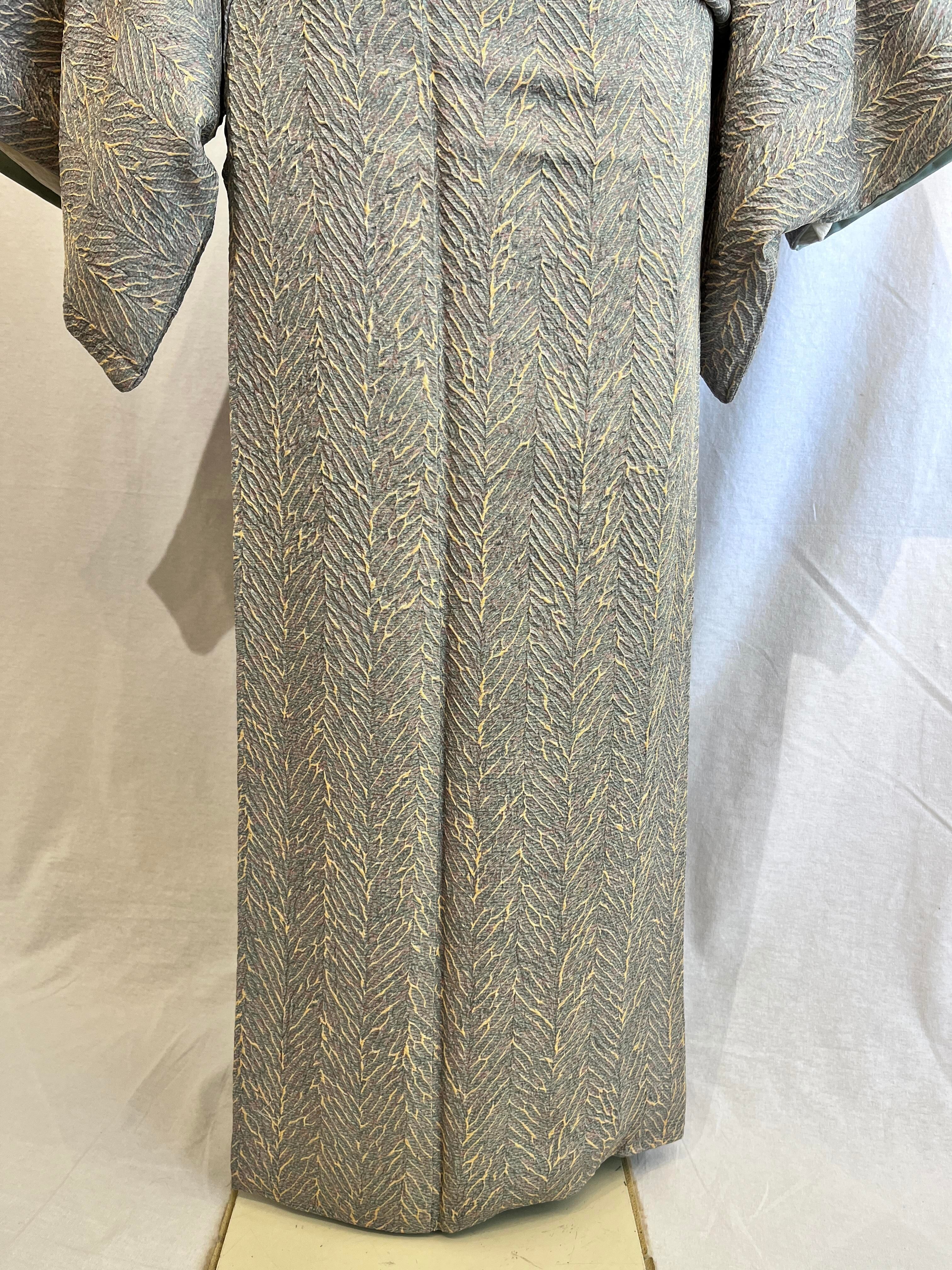 2251 絞り染め小紋 袷単品 Komon Kimono (lined kimono) | リサイクル