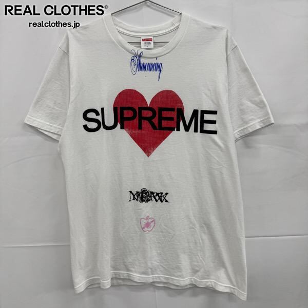 Supreme Announcing Tee 25SS white Mサイズ Supreme Announcing Tee White 25ss - メルカリ