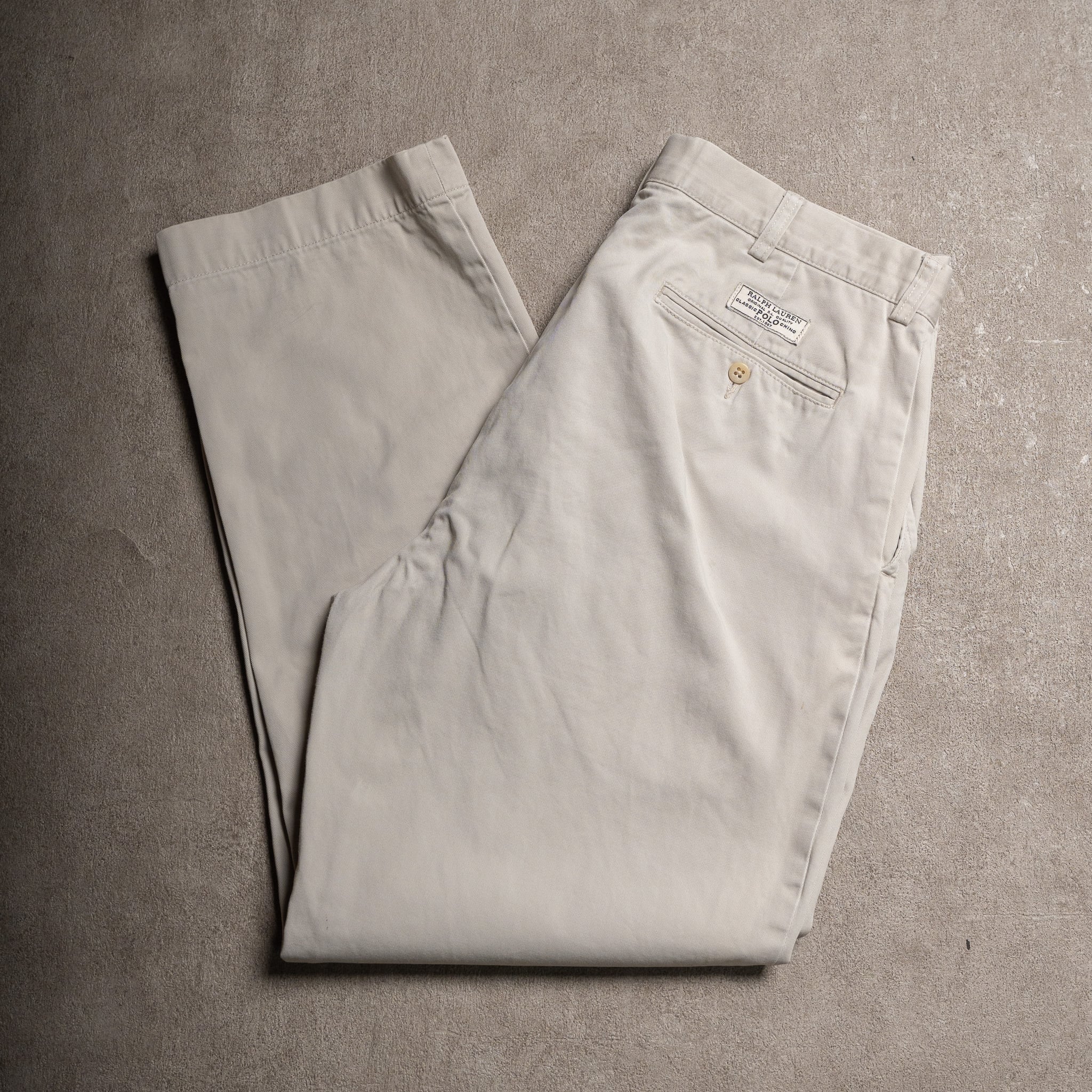 【W35】POLO by Ralph Lauren POLO CHINO "PROSPECT PANT" ポロチノ ラルフローレン ユーズド プロスペクト No.145