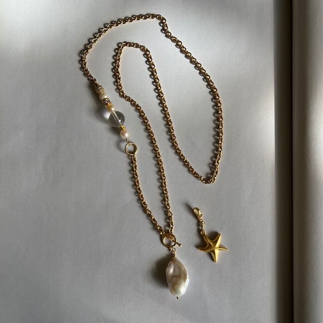Renewal / Cubic Pearls Necklace