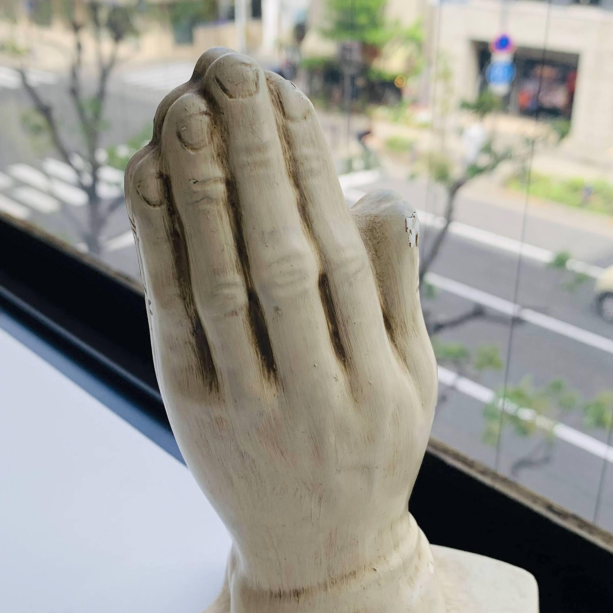 vintage praying hand 祈りの手 ハンド置物 | Milo Antiques & Vintage