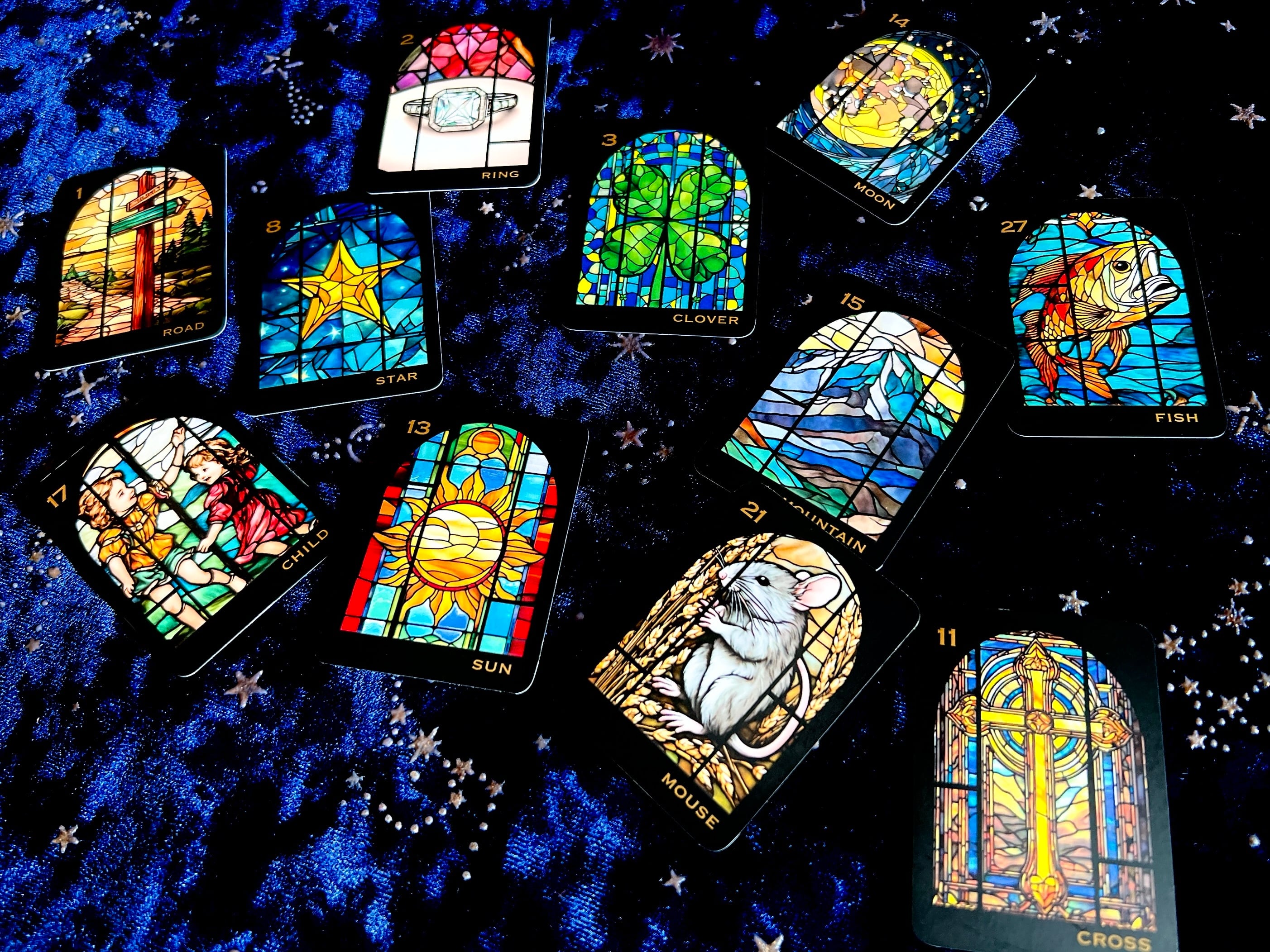 新・ステンドグラスコーヒーカードミニ | あまねくハナ【Shuka's