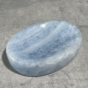 セレスタイト オーバルのうつわ 12◇ Celestite ◇ 天然石・鉱物・パワーストーン