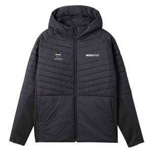 【人気】ウィンドブレーカー MOVESPORT AERO CAPSULE ハイブリッド フルジップフーディー 軽量 保温 はっ水 ストレッチ トレーニング