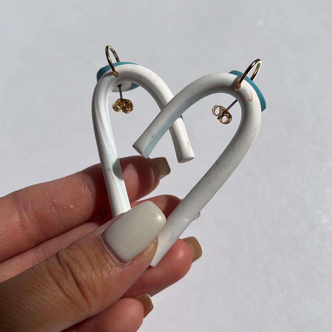 ポリマークレイピアス - 46