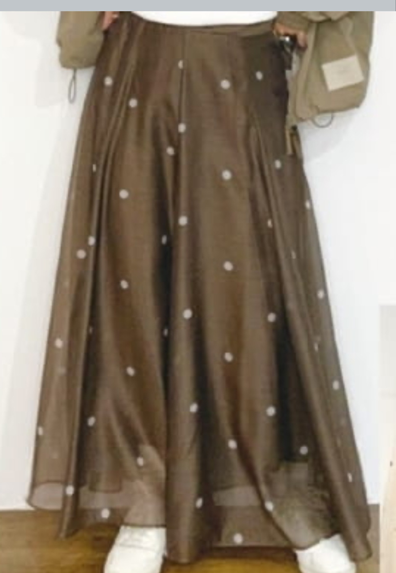 priority シアー水玉スカート　61022