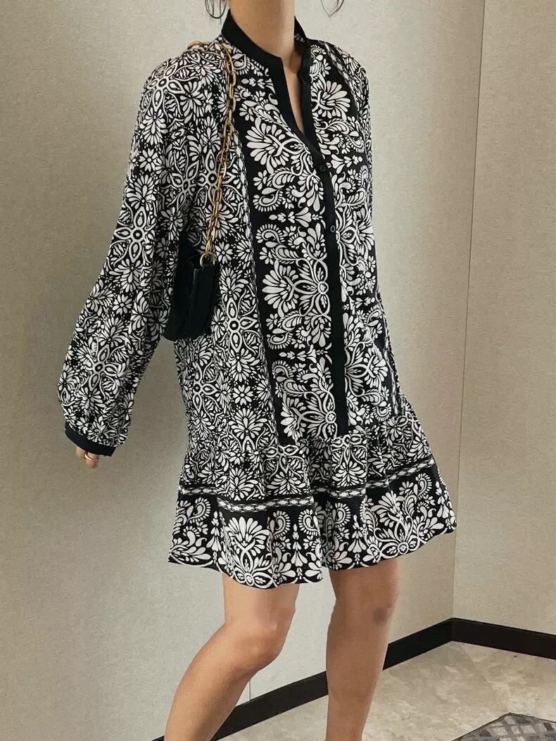 4size / ペイズリー柄ワンピース