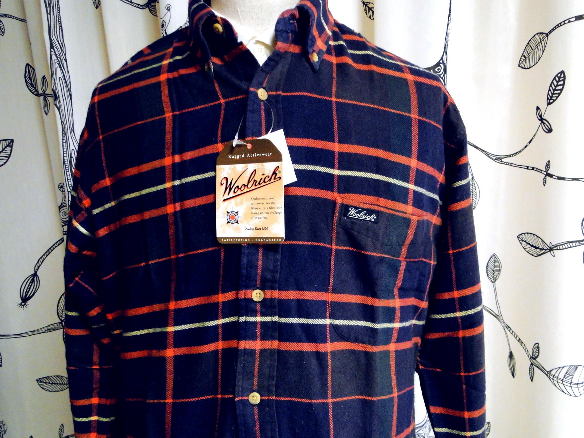 90's ウールリッチ スーパーフランネル SIZE-L WOOLRICH BDシャツ