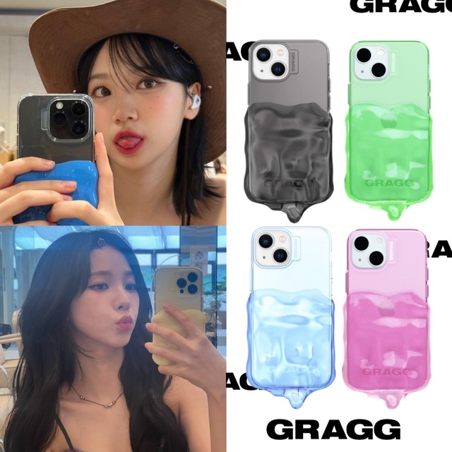 ！！！iPhone15シリーズ一部入庫！！！ 韓国アイドル話題スマホケース！[GRAGG] DOUBLE LAYERS CASE_4COLOR