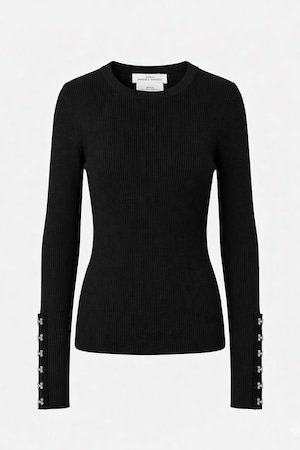 メゾンマヴェリックプレゼンツ  Hook Detailed Rib Pullover
