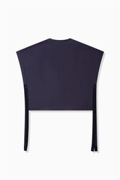 FOURAM - KAFTAN SHIRT ：Dark Purple｜カフタン／短丈／2段階スリーブ
