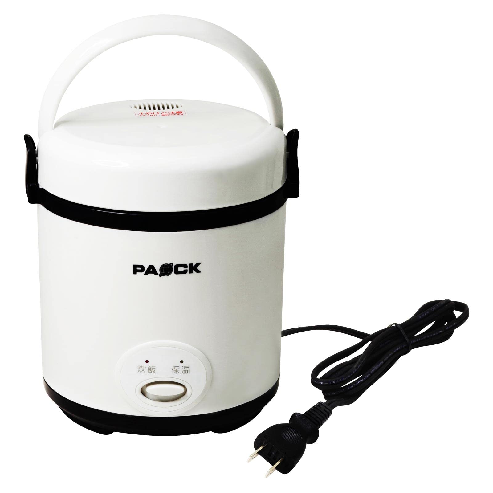 パオック(PAOCK) ミニ炊飯器 0.5~1.5合炊き コンパクト 小型 一人暮らし 簡単操作 ライスクッカー MRC-15