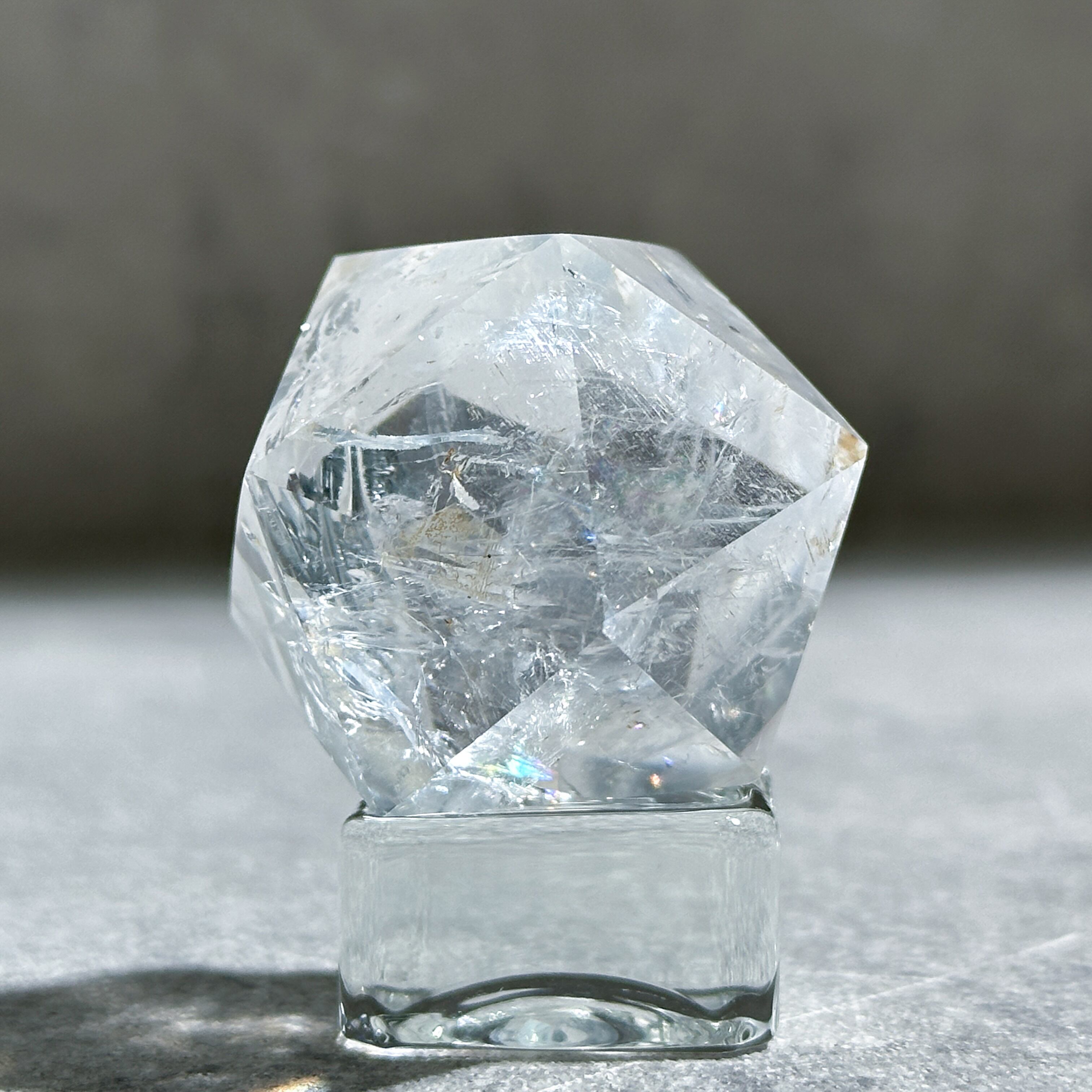 クリアクォーツ　ミナスジェライス州産　ハリックァ 透明感◎ミナスジェライス産クリアクォーツ 正二十面体72