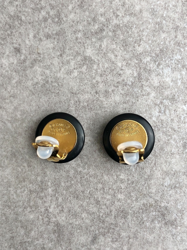 CHANEL シャネル イヤリング ブラック ココマーク vintage ヴィンテージ オールド epcpu2