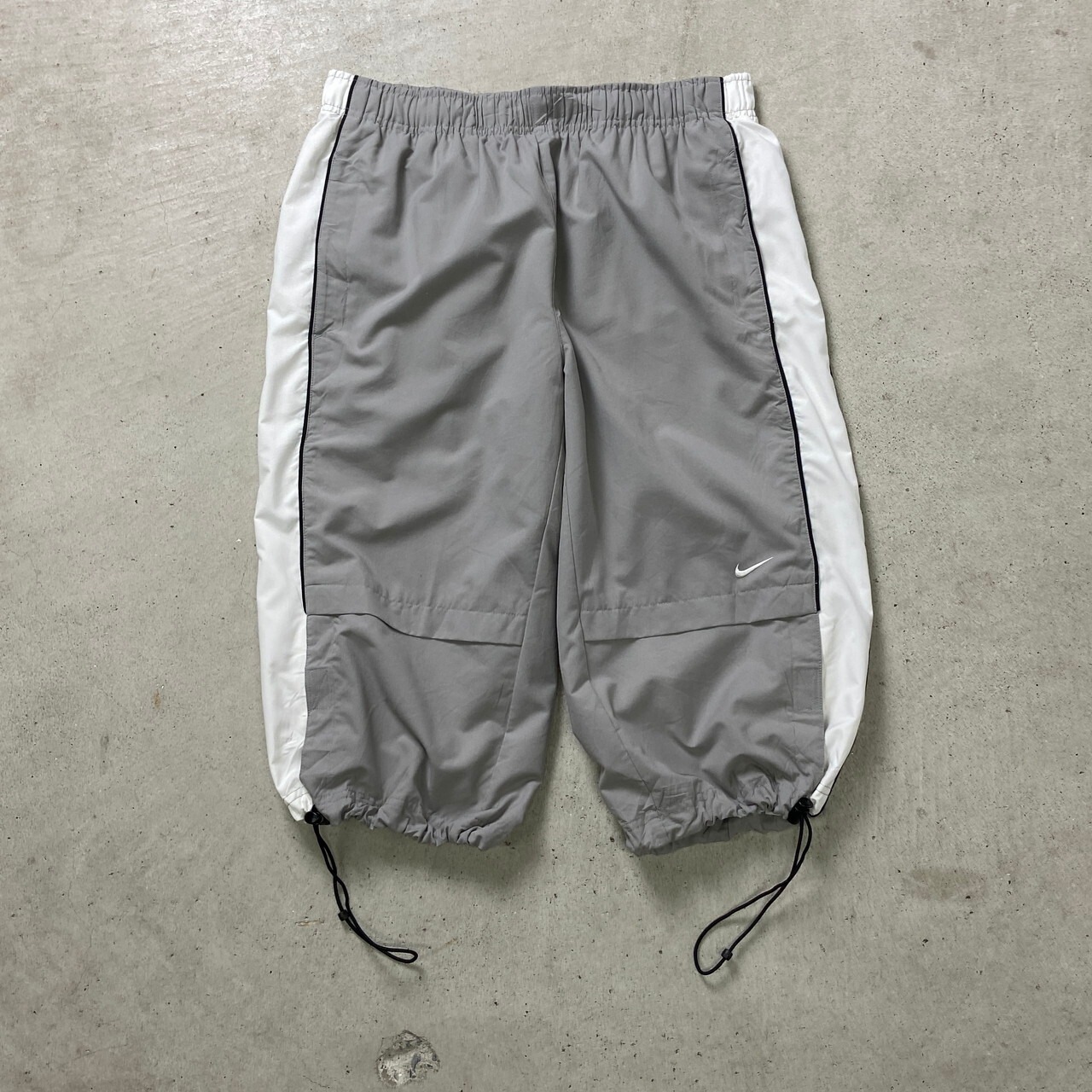 00年代 NIKE ナイキ 七分丈 クロップド ポリエステル トラックパンツ 