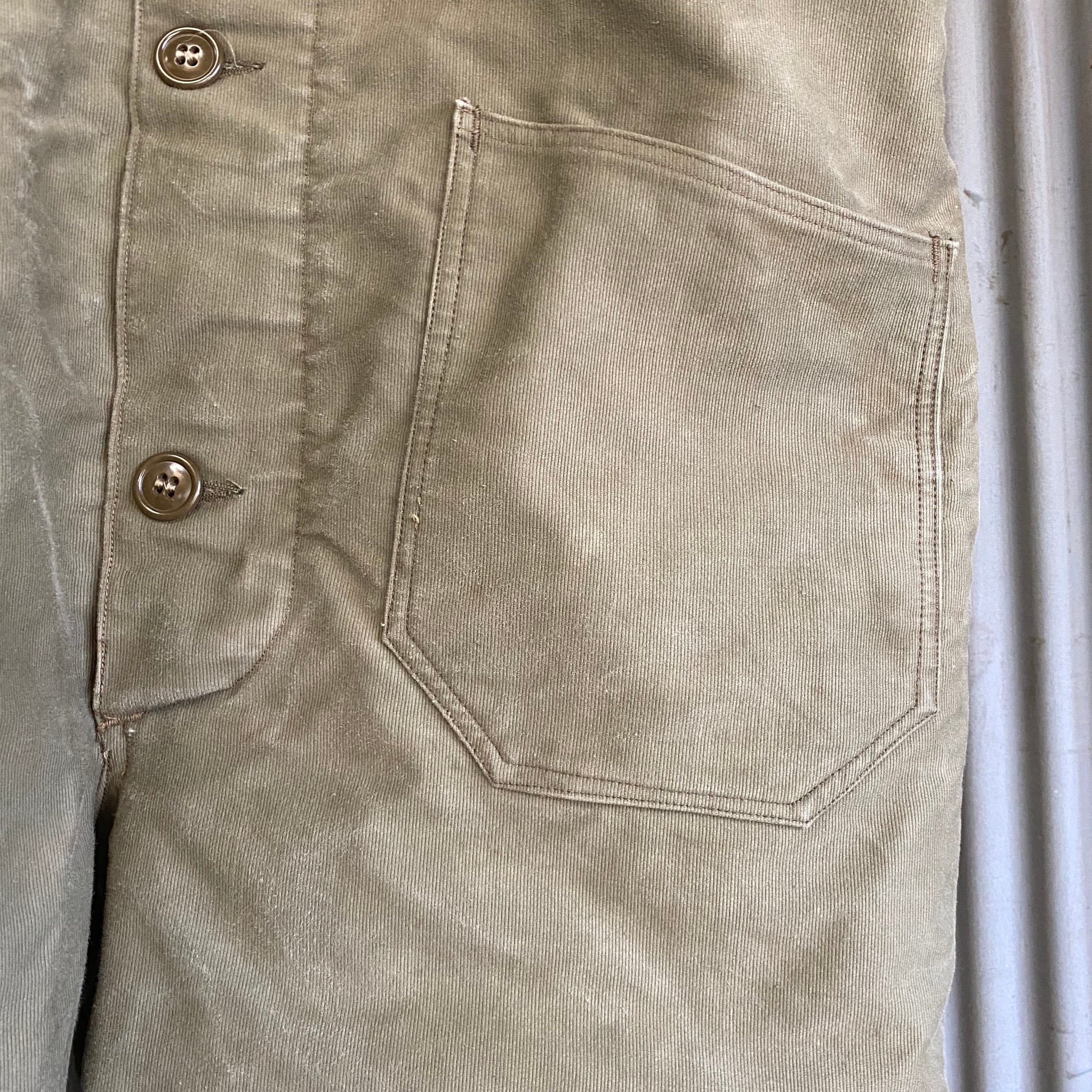 40年代 ビンテージ 米軍実品 U.S.NAVY USN N-1 デッキパンツ