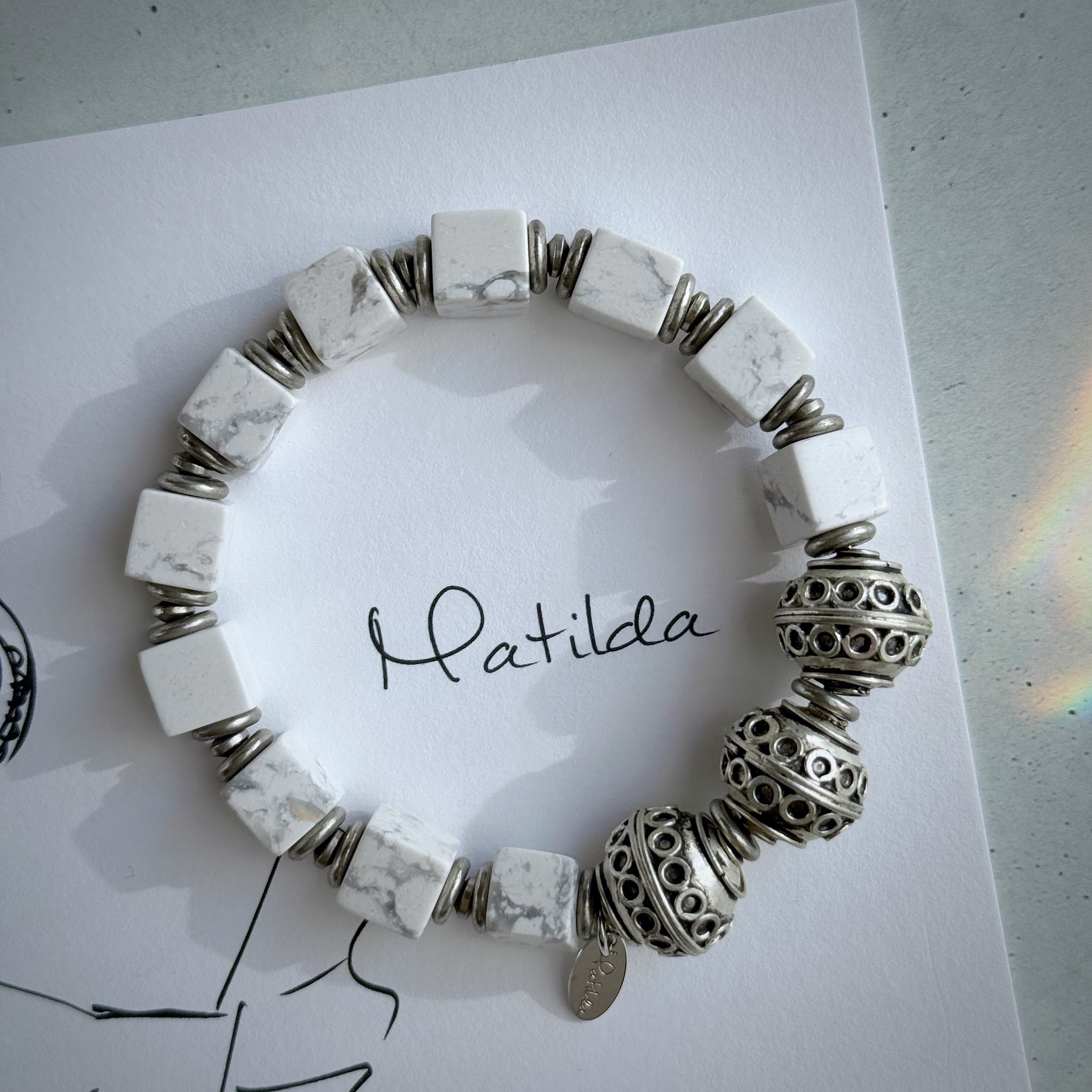 tumble bracelet(ハウライト)