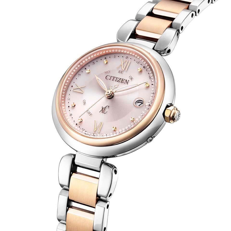 クロスシーCITIZEN【新品】CITIZEN XC 腕時計(EC1034-59W)ピンク/シルバー