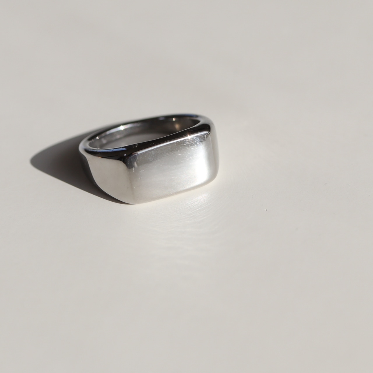 1/16(金)21時新作発売*stainless block ring