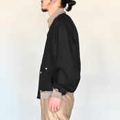 INTERIM / HYPER BIG HEMP CANVAS RIBBED JACKET