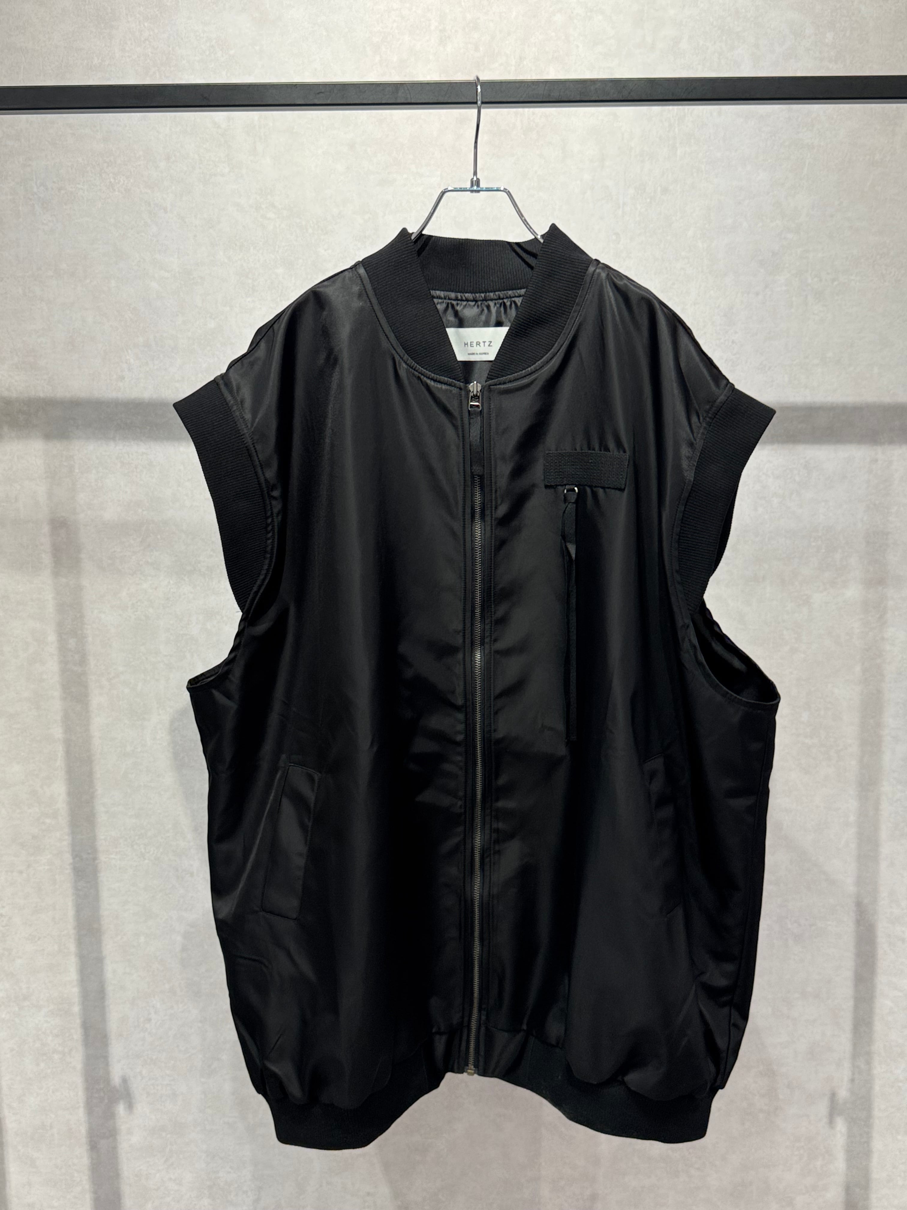 over size midi MA-1 vest
