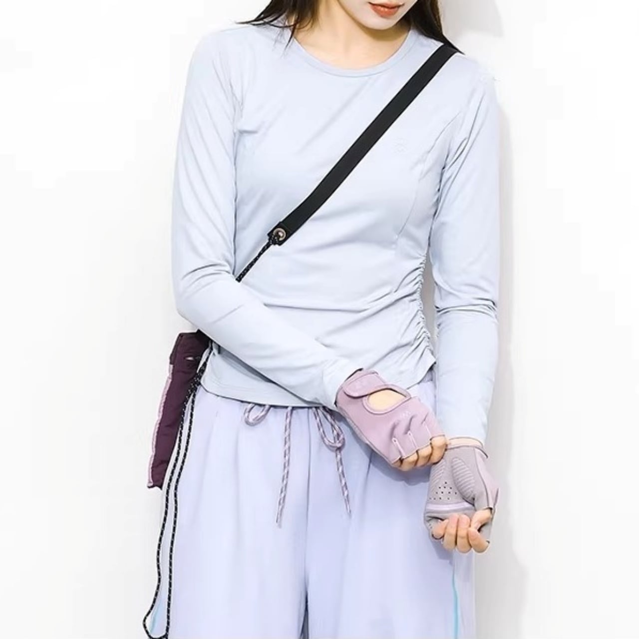 サイドシャーリングアジャスタブルTシャツ C01190